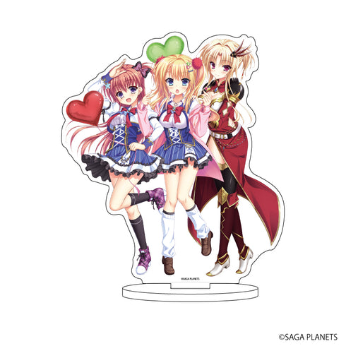 『金色ラブリッチェ』キャラアクリルフィギュア 03/メインビジュアル(茜・玲奈・エル)(公式イラスト)